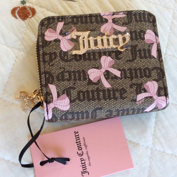 Juicy Couture pink Bow wallet - Picture 2 of 5